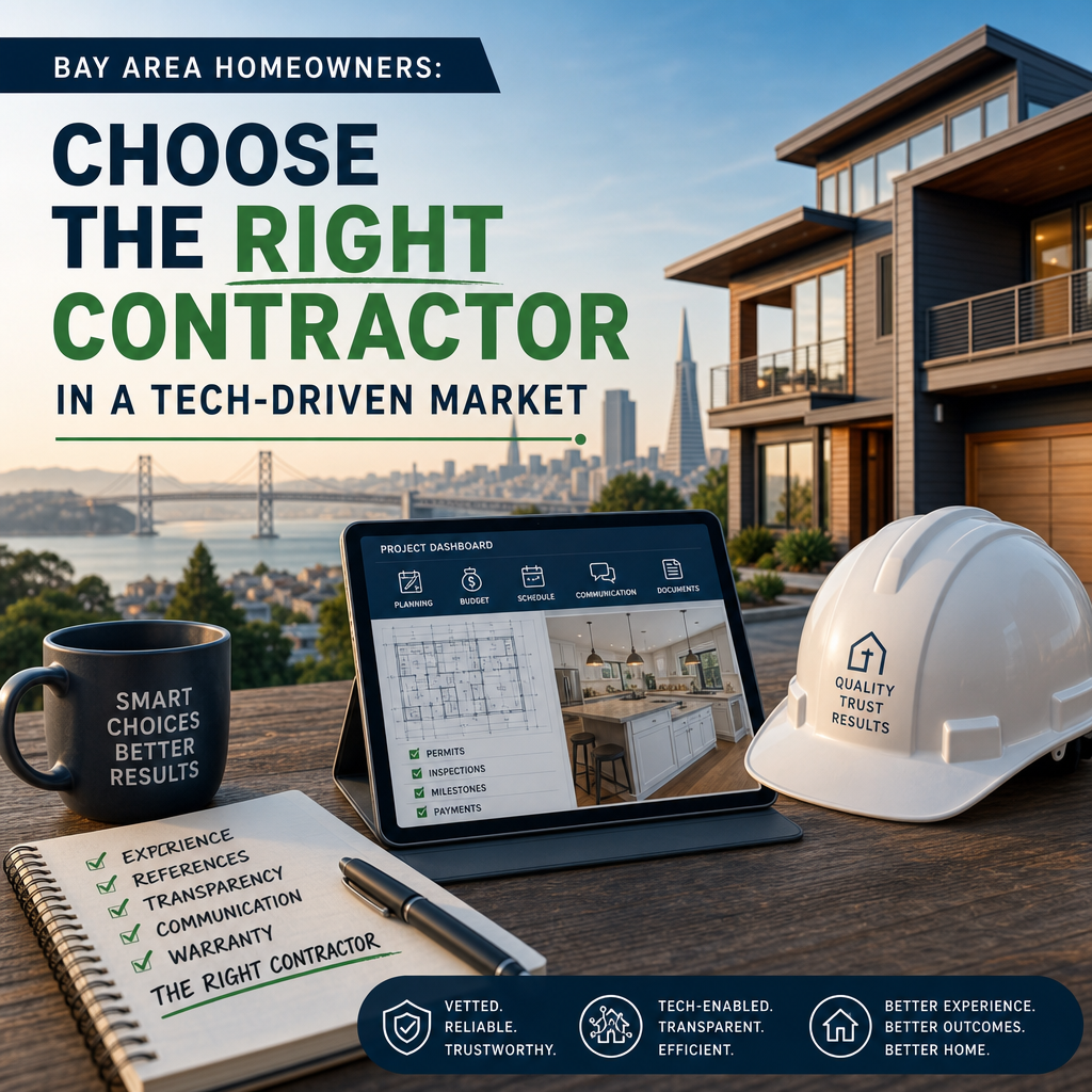 Bay Area homeowners using tech tools to choose the right contractor for a home remodel
