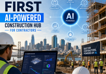 Bay Area contractors in an AI-powered construction hub using smart project management and risk protection