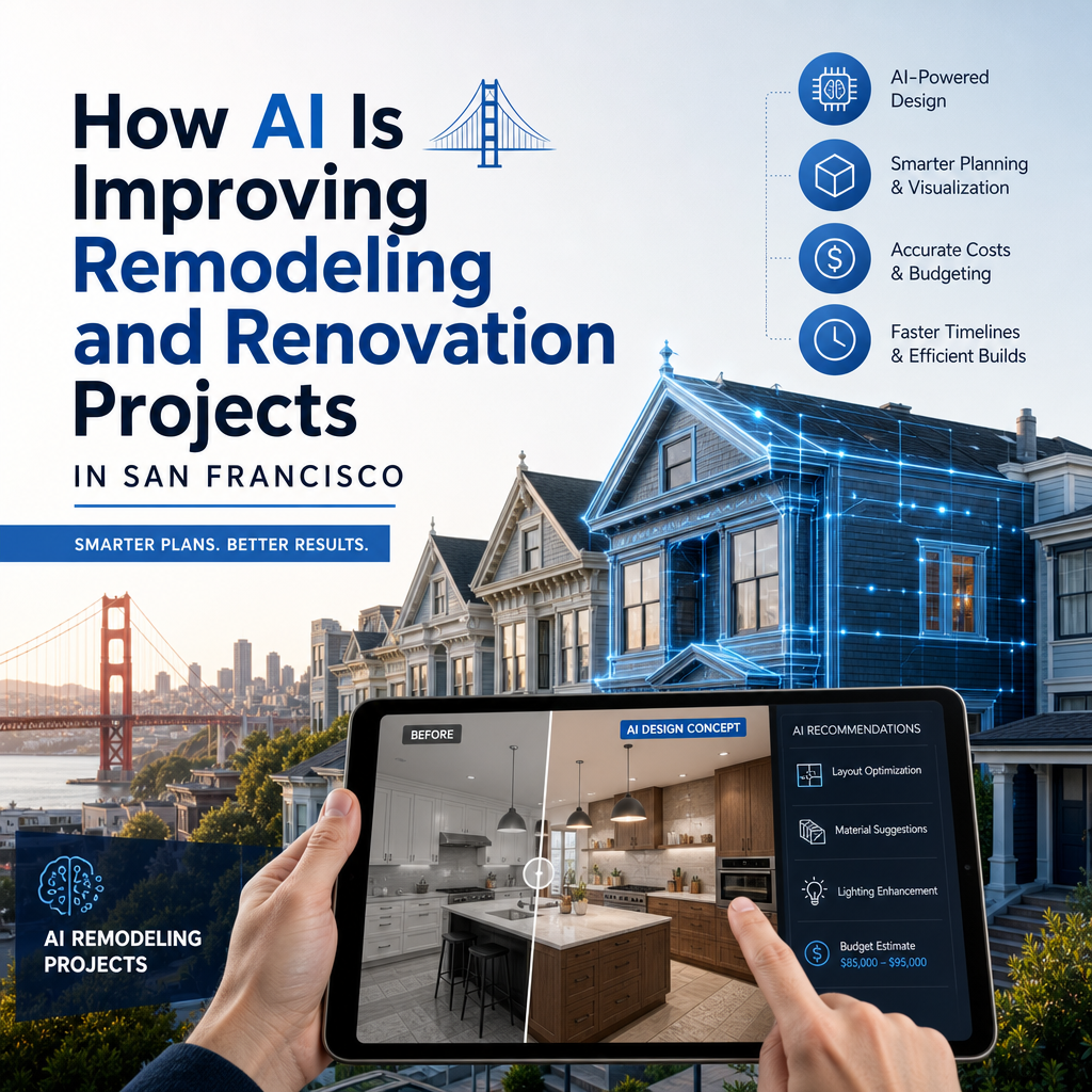 AI-powered remodeling and renovation planning for a San Francisco home project