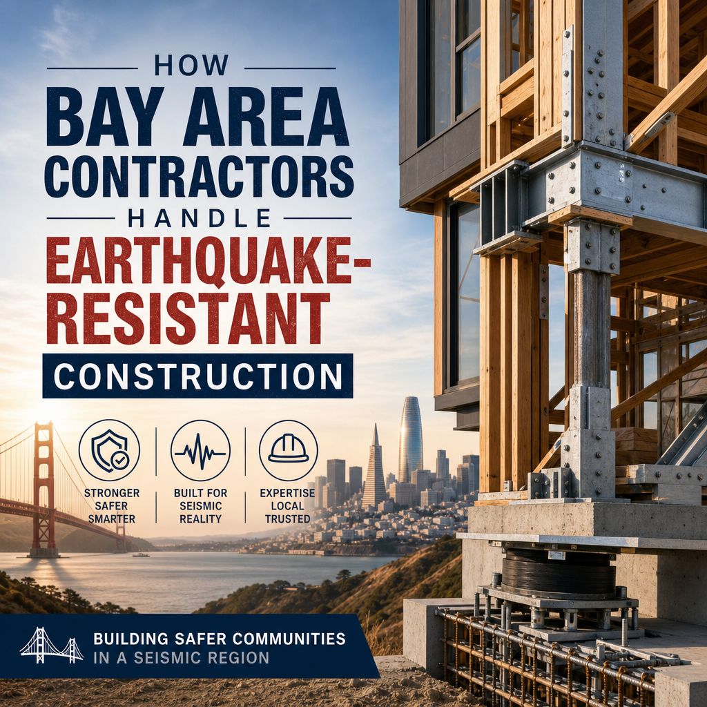 Bay Area contractor inspecting a building for earthquake-resistant construction and seismic safety
